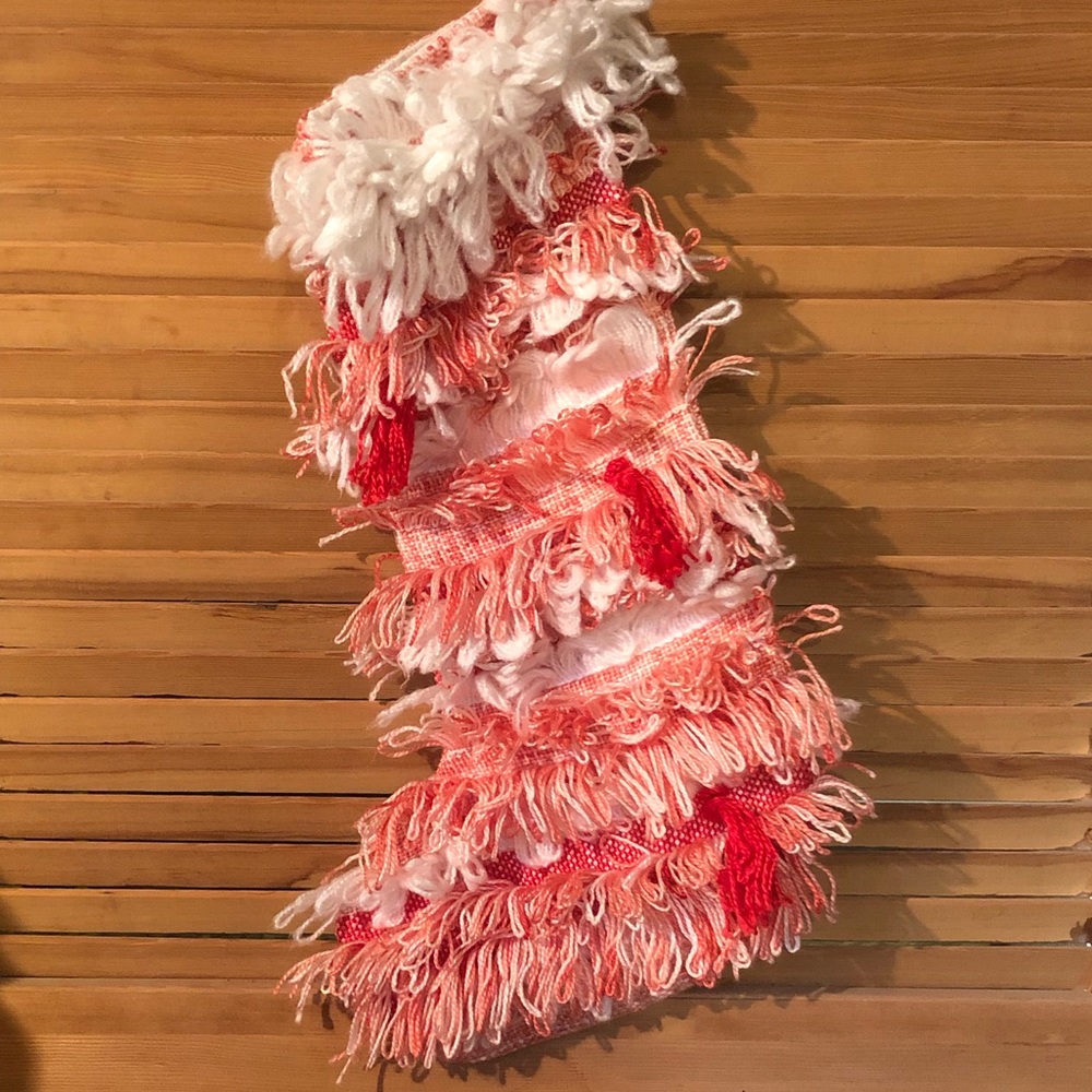 Anthropologie Layered Loops Stocking